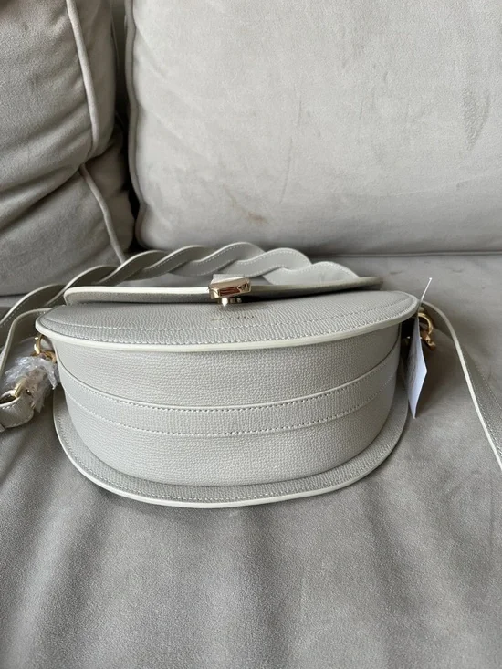 NWT Basile (Maison Rinceau) Le Dianna Shoulder / Crossbody Bag Ivory Color - Picture 5 of 7